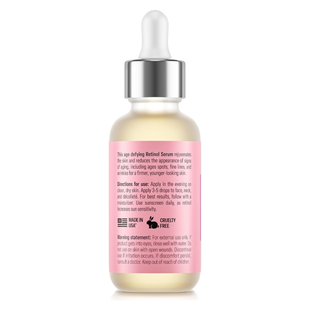 Retinol Serum for Face - for fine lines, wrinkles, dark spots - Picture 2 of 9